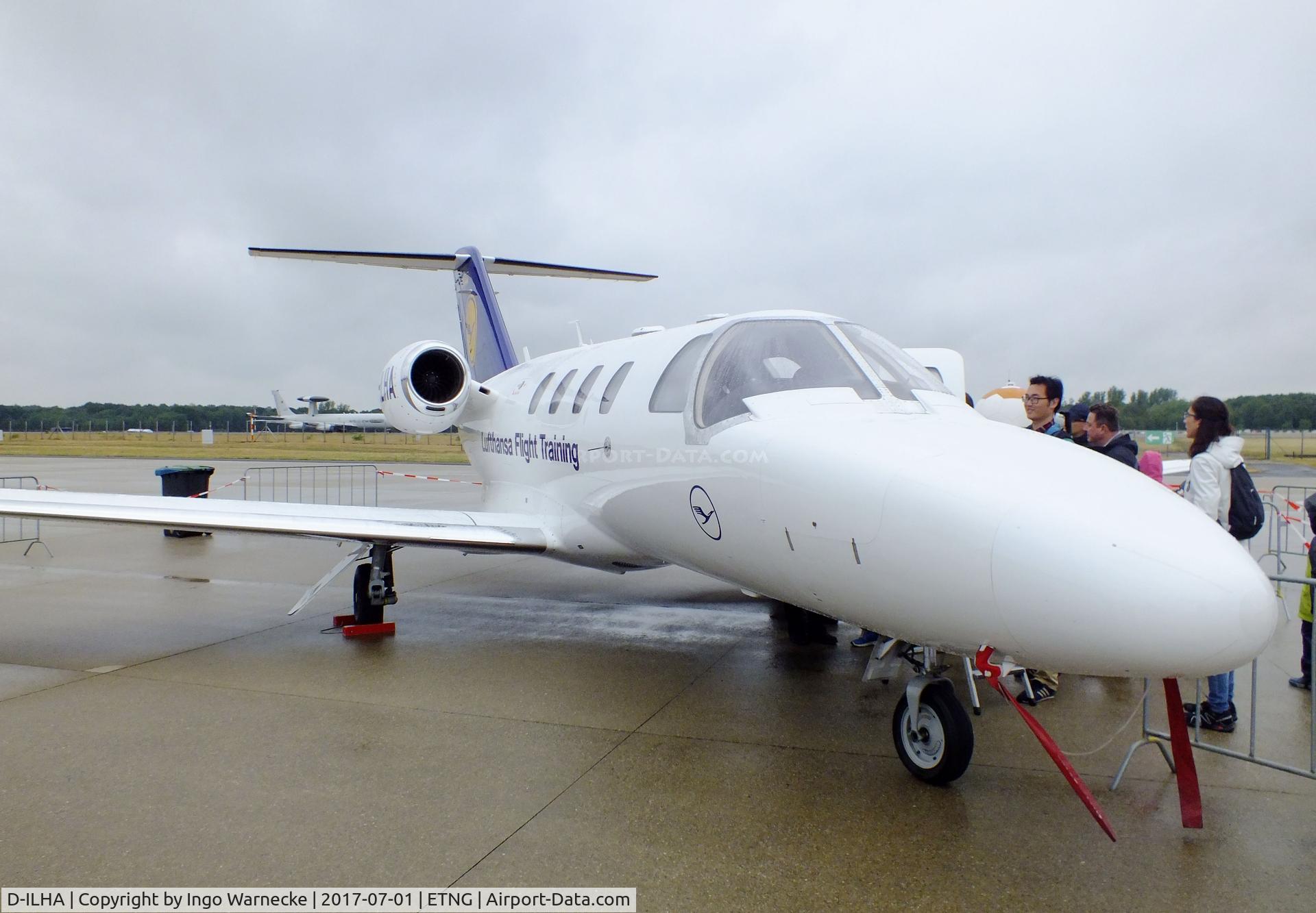 D-ILHA, Cessna 525 CitationJet CJ1+ C/N 525-0696, Cessna 525 CitationJet CJ1+ of Lufthansa Flight Training at the NAEWF 35 years jubilee display Geilenkirchen 2017