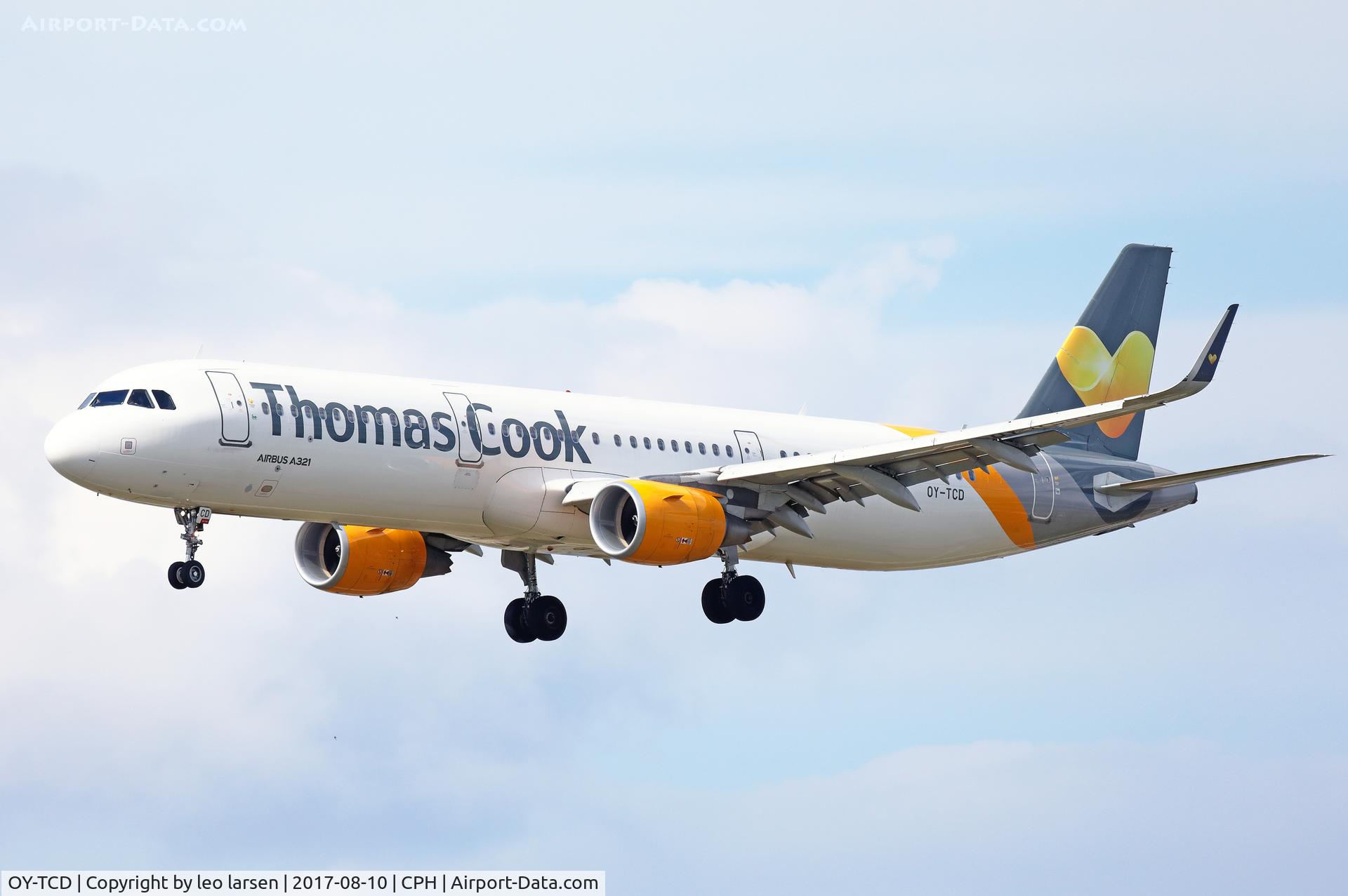 OY-TCD, 2014 Airbus A321-211 C/N 6314, Copenhagen 10.8.2017