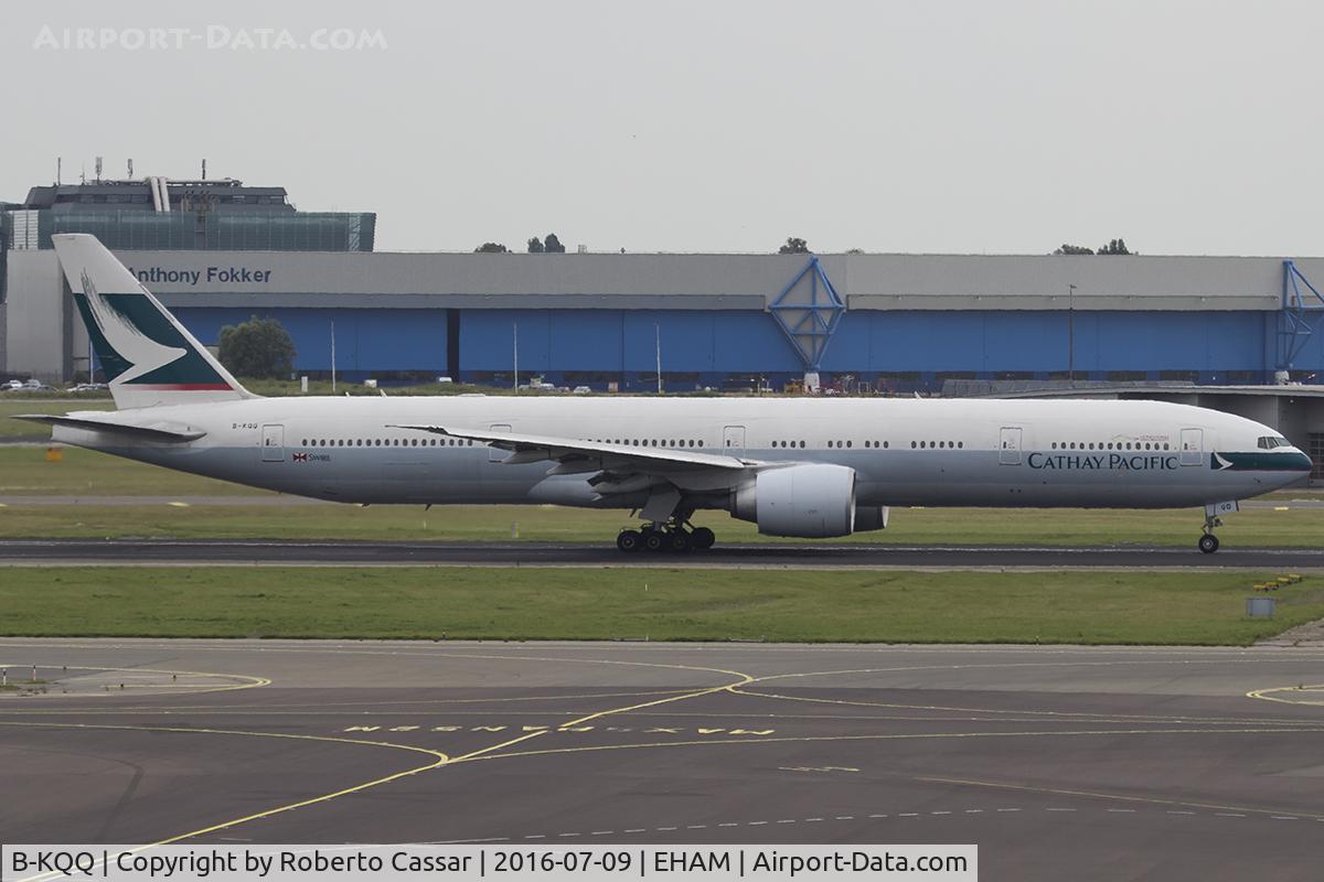 B-KQQ, 2014 Boeing 777-367/ER C/N 41762, Schiphol