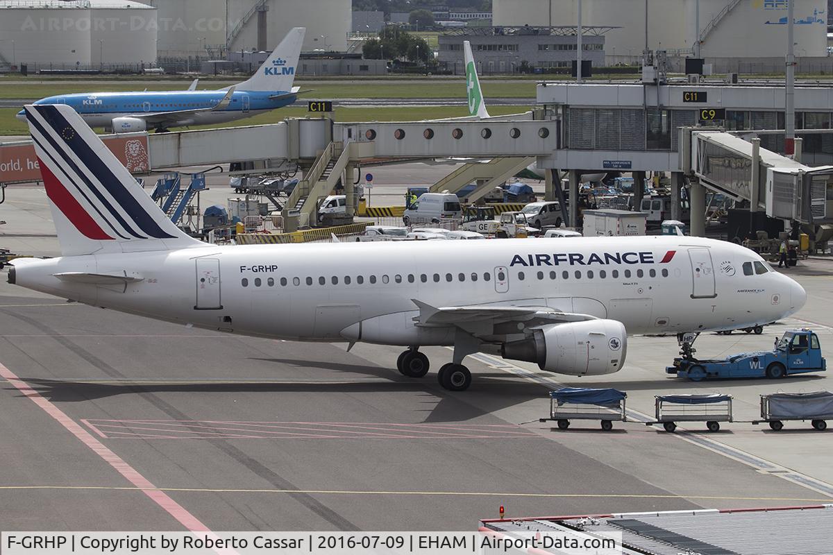 F-GRHP, 2000 Airbus A319-111 C/N 1344, Schiphol