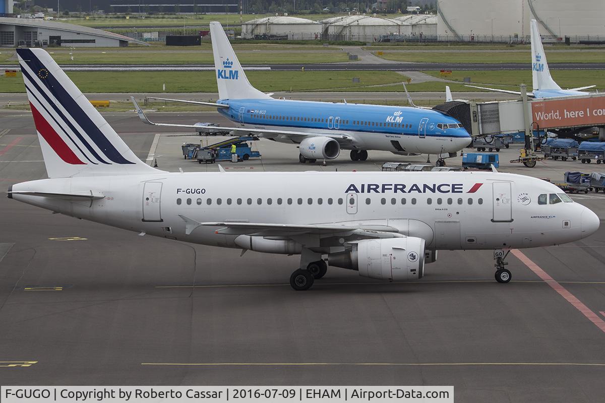 F-GUGO, 2006 Airbus A318-111 C/N 2951, Schiphol