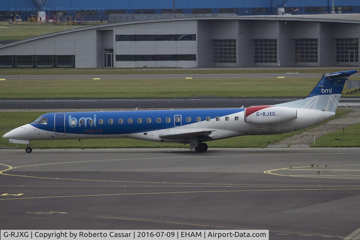 G-RJXG, 2001 Embraer EMB-145EP (ERJ-145EP) C/N 145390, Schiphol