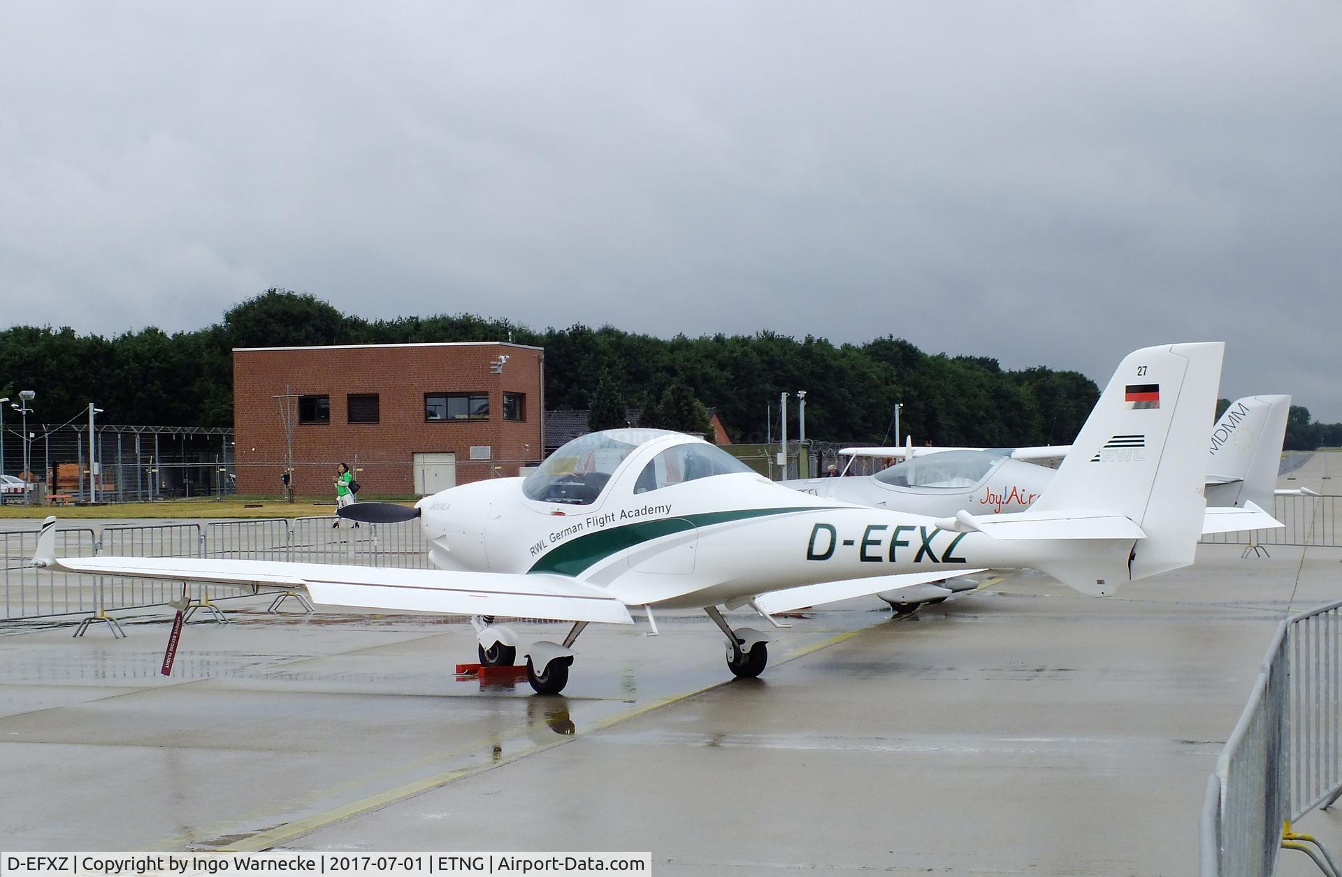 D-EFXZ, Aquila A210 (AT01) C/N AT01-239, Aquila A210 AT at the NAEWF 35 years jubilee display Geilenkirchen 2017