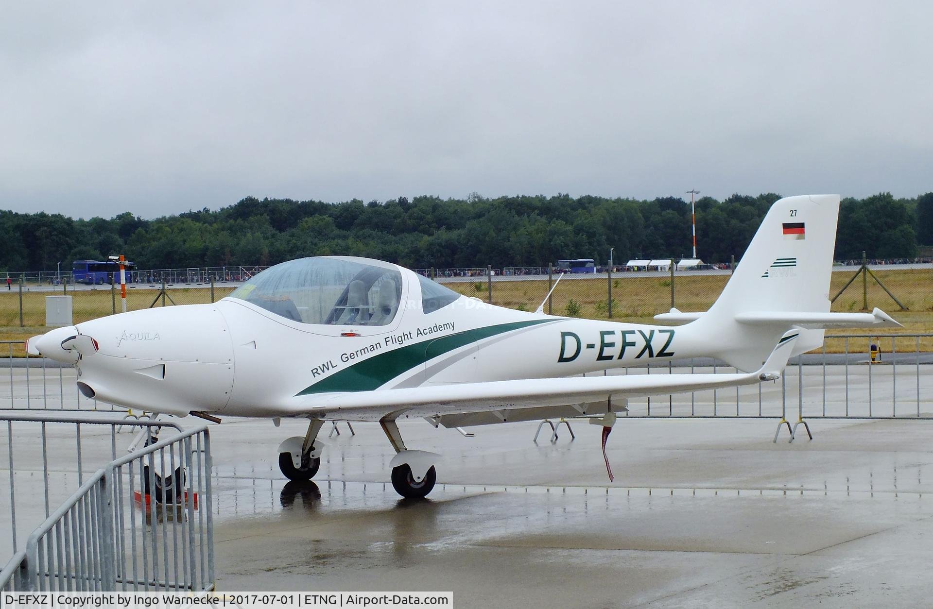 D-EFXZ, Aquila A210 (AT01) C/N AT01-239, Aquila A210 AT at the NAEWF 35 years jubilee display Geilenkirchen 2017
