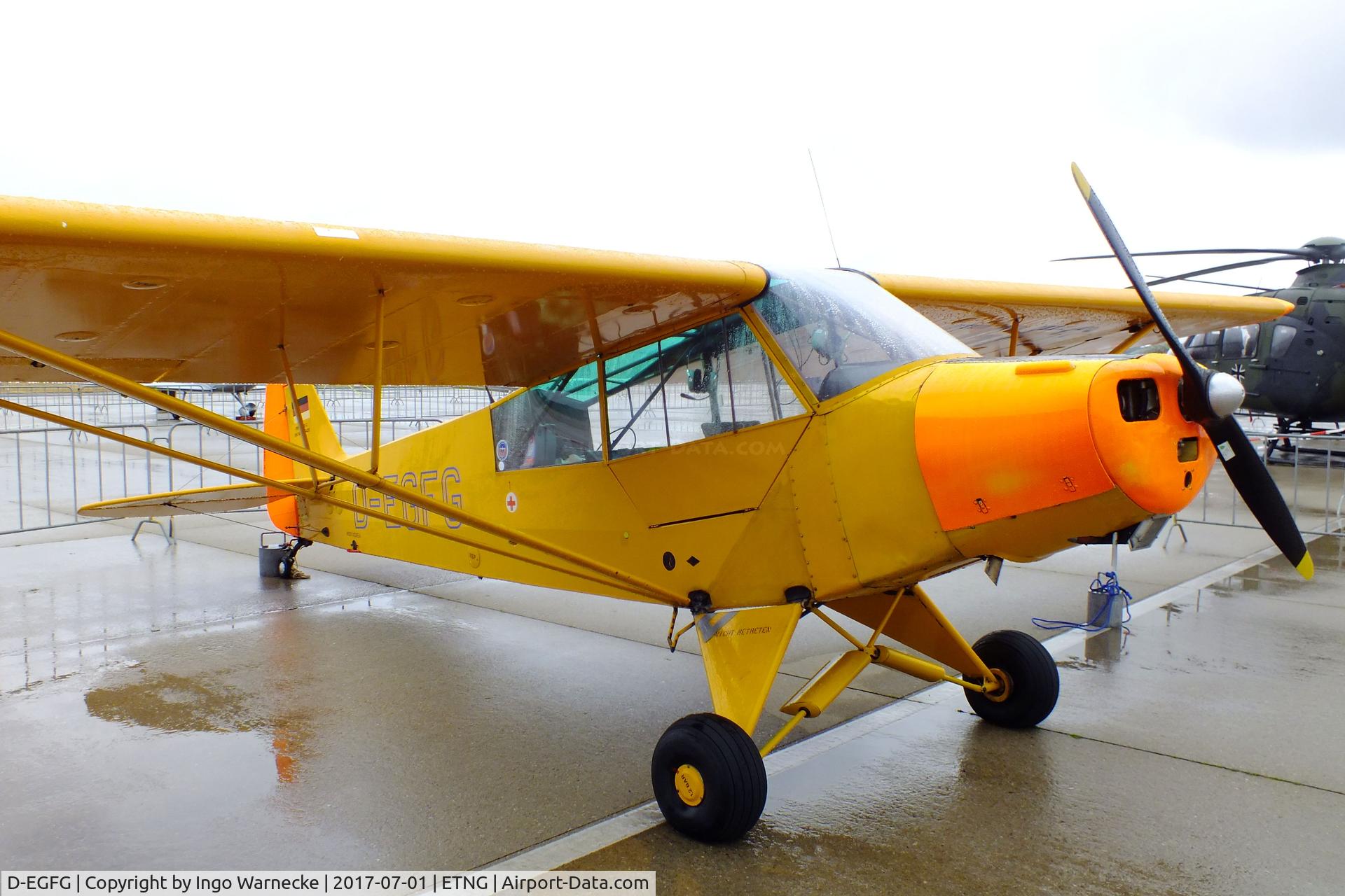 D-EGFG, 1954 Piper L-18C Super Cub C/N 18-3420, Piper L-18C Super Cub at the NAEWF 35 years jubilee display Geilenkirchen 2017