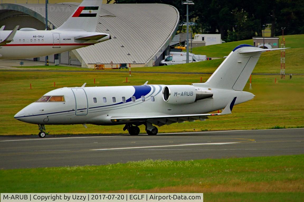 M-ARUB, 2016 Bombardier Challenger 604 (CL-600-2B16) C/N 6075, M-ARUB