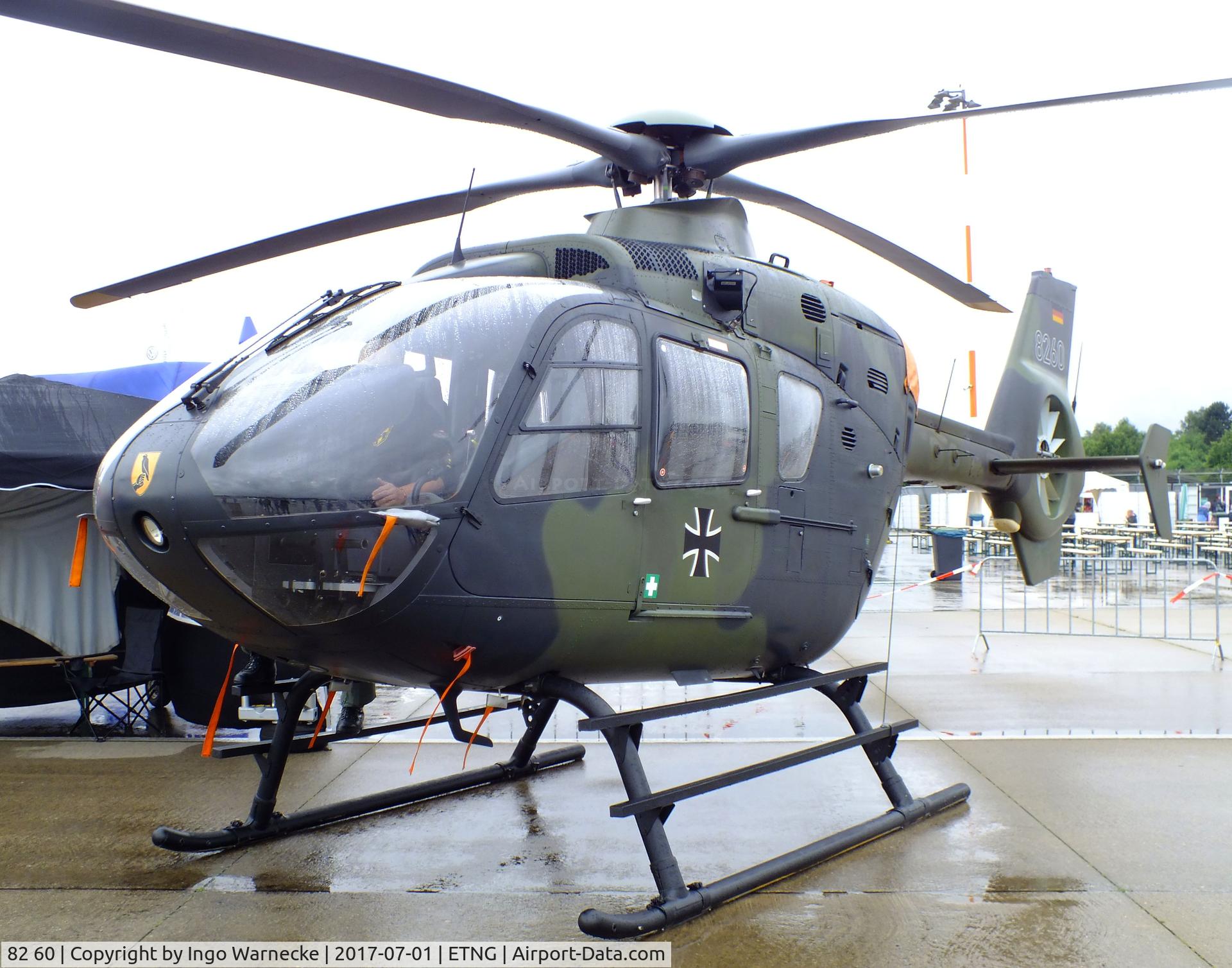 82 60, Eurocopter EC-135T-1 C/N 0111, Eurocopter EC135T-1 of the German Army Aviation at the NAEWF 35 years jubilee display Geilenkirchen 2017