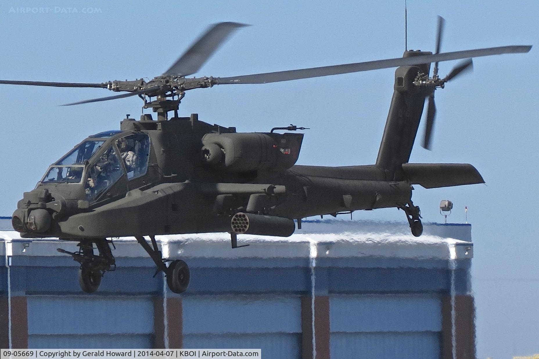 09-05669, 2009 Boeing AH-64D Longbow Apache C/N PVD669, 1-183rd AVN BN, Idaho Army National Guard. This AH-64 was transferred back to the regular Army in 2016.