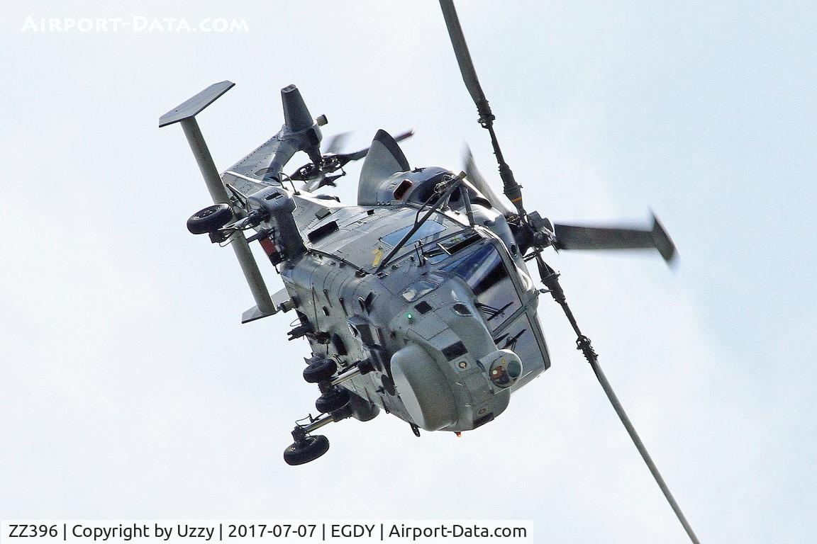ZZ396, 2012 AgustaWestland AW-159 Wildcat HMA.2 C/N 481, Arrivals day 2017 display.