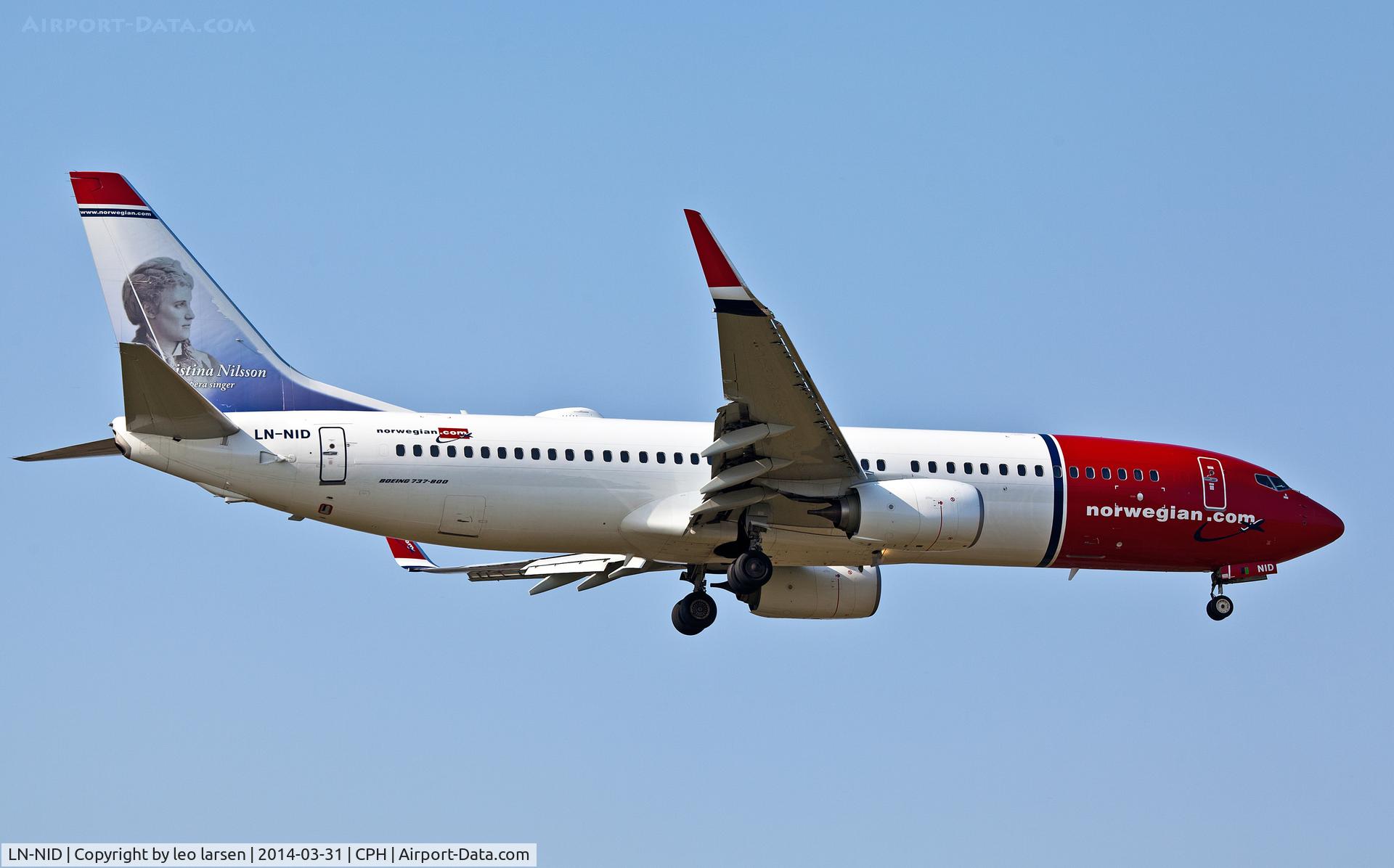 LN-NID, 2013 Boeing 737-8JP C/N 40544, Copenhagen 31.3.2014