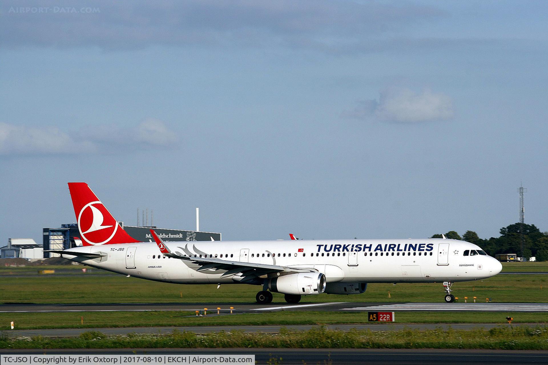 TC-JSO, 2015 Airbus A321-231 C/N 6563, TC-JSO taking off rw 22R