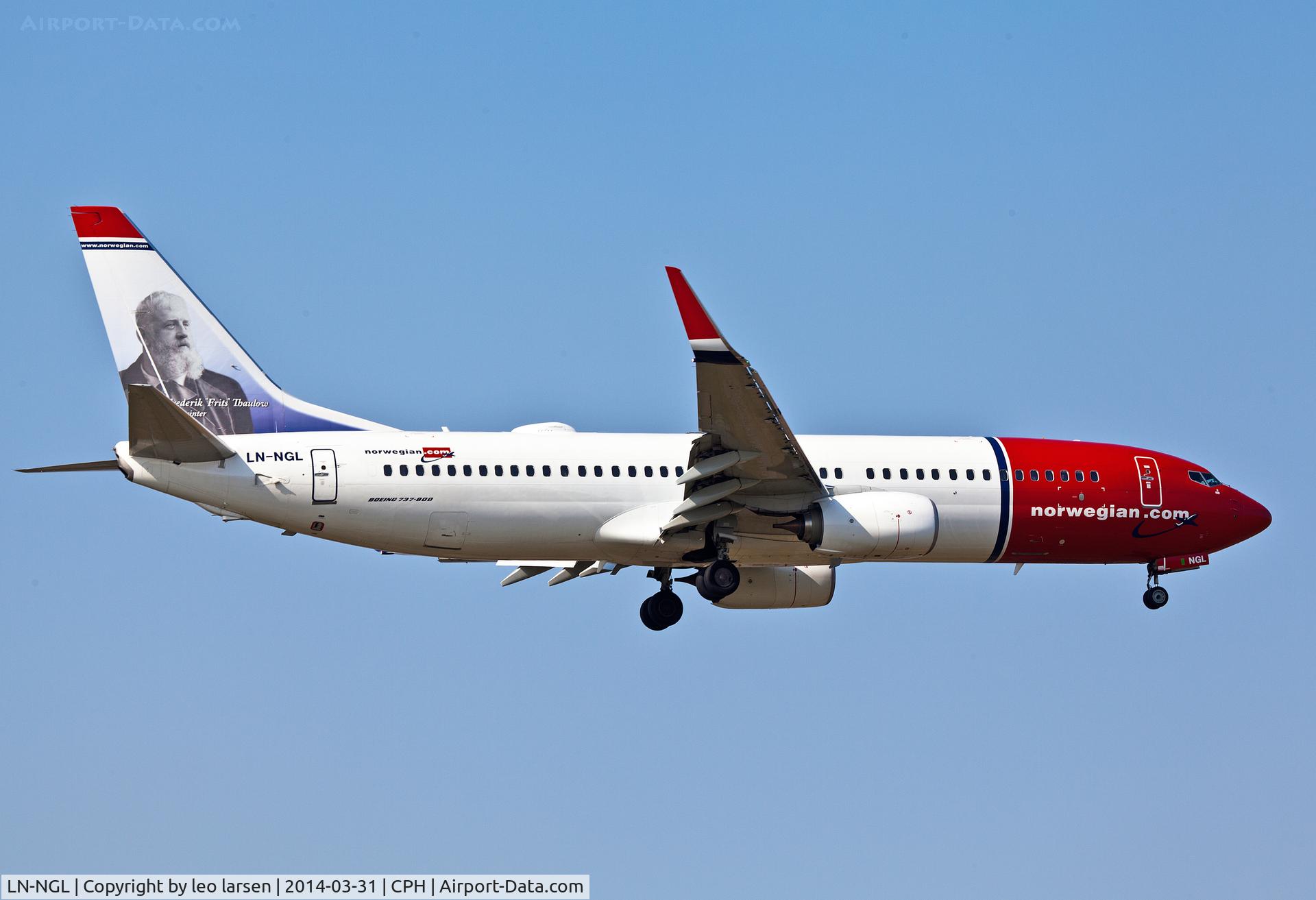 LN-NGL, 2013 Boeing 737-8JP C/N 39023, Copenhagen 31.3.2014