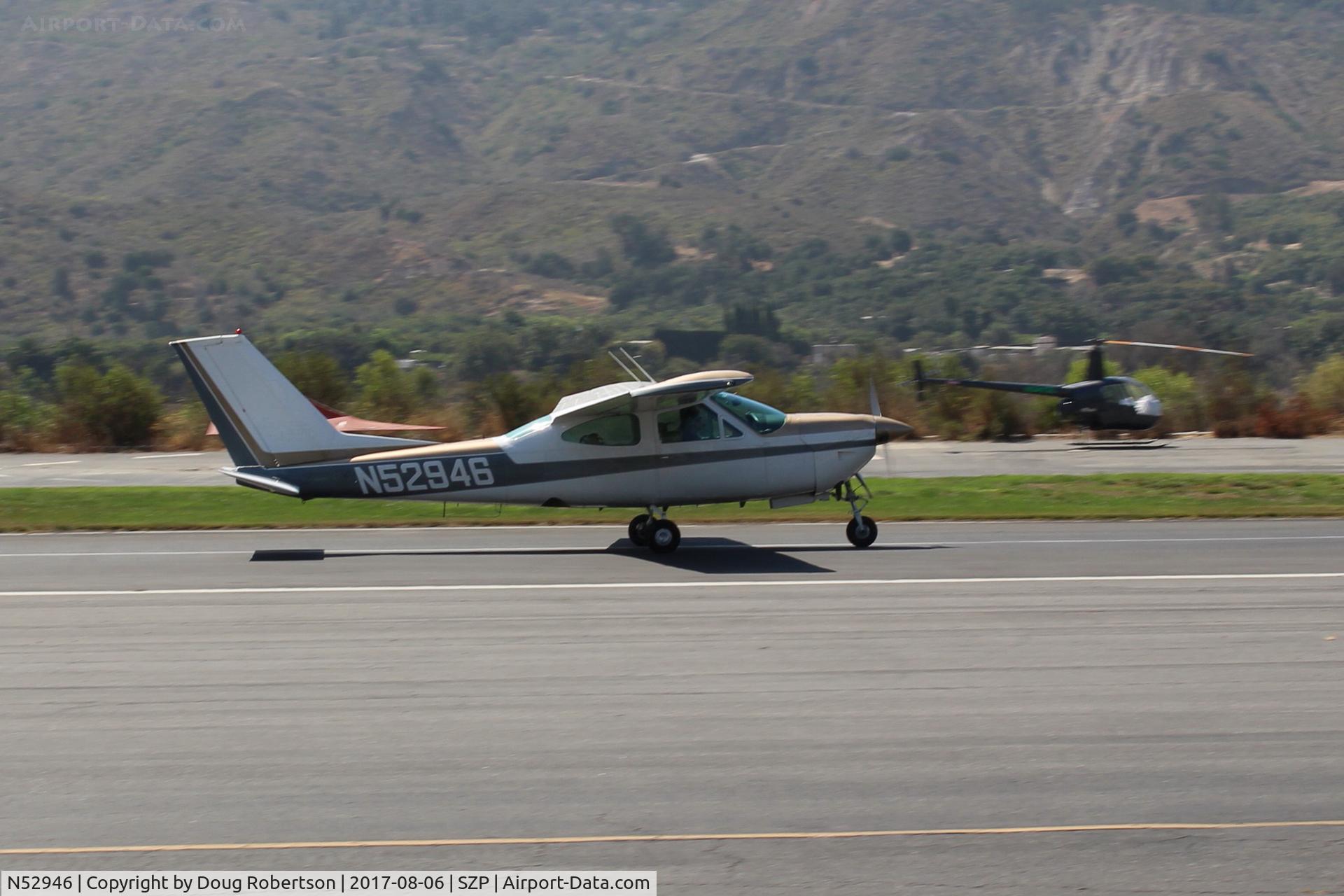 N52946, 1977 Cessna 177RG Cardinal C/N 177RG1317, 1977 Cessna 177RG CARDINAL, Lycoming IO-360-A1B6D 200 Hp, landing roll Rwy 22