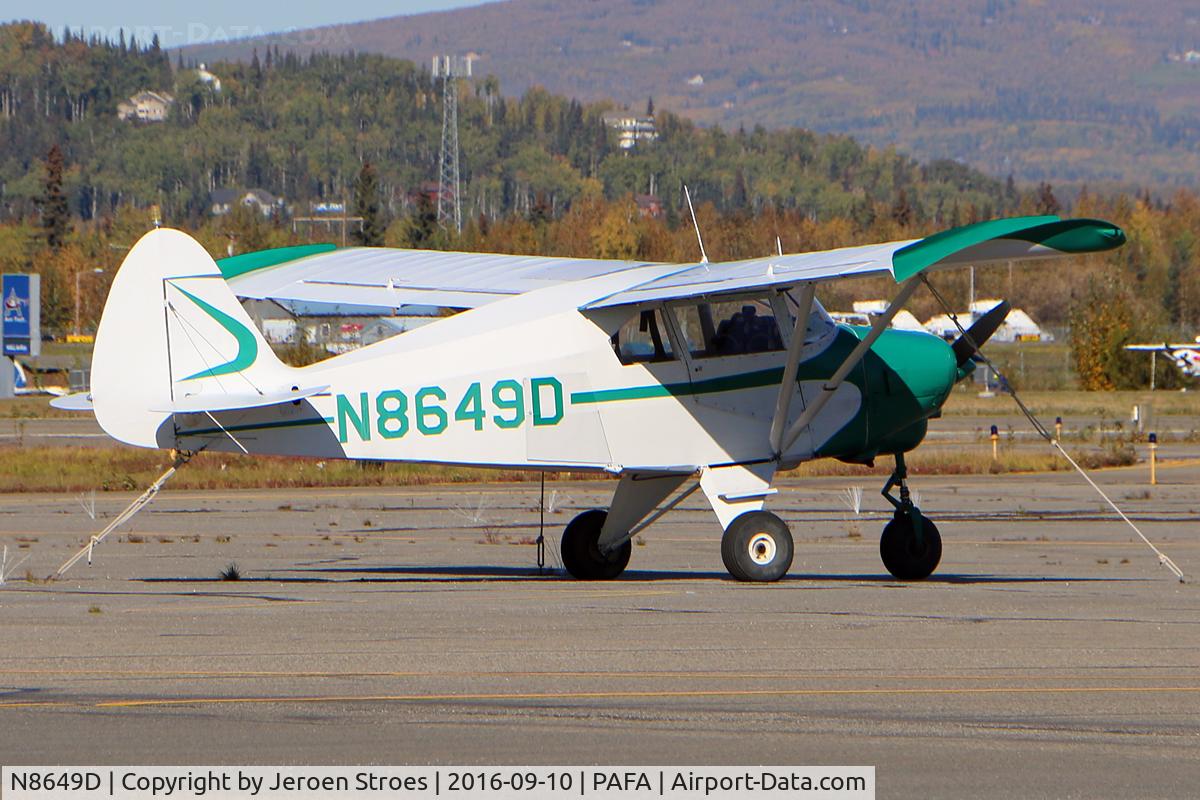 N8649D, 1958 Piper PA-22-160 Tri Pacer C/N 22-5857, pafa