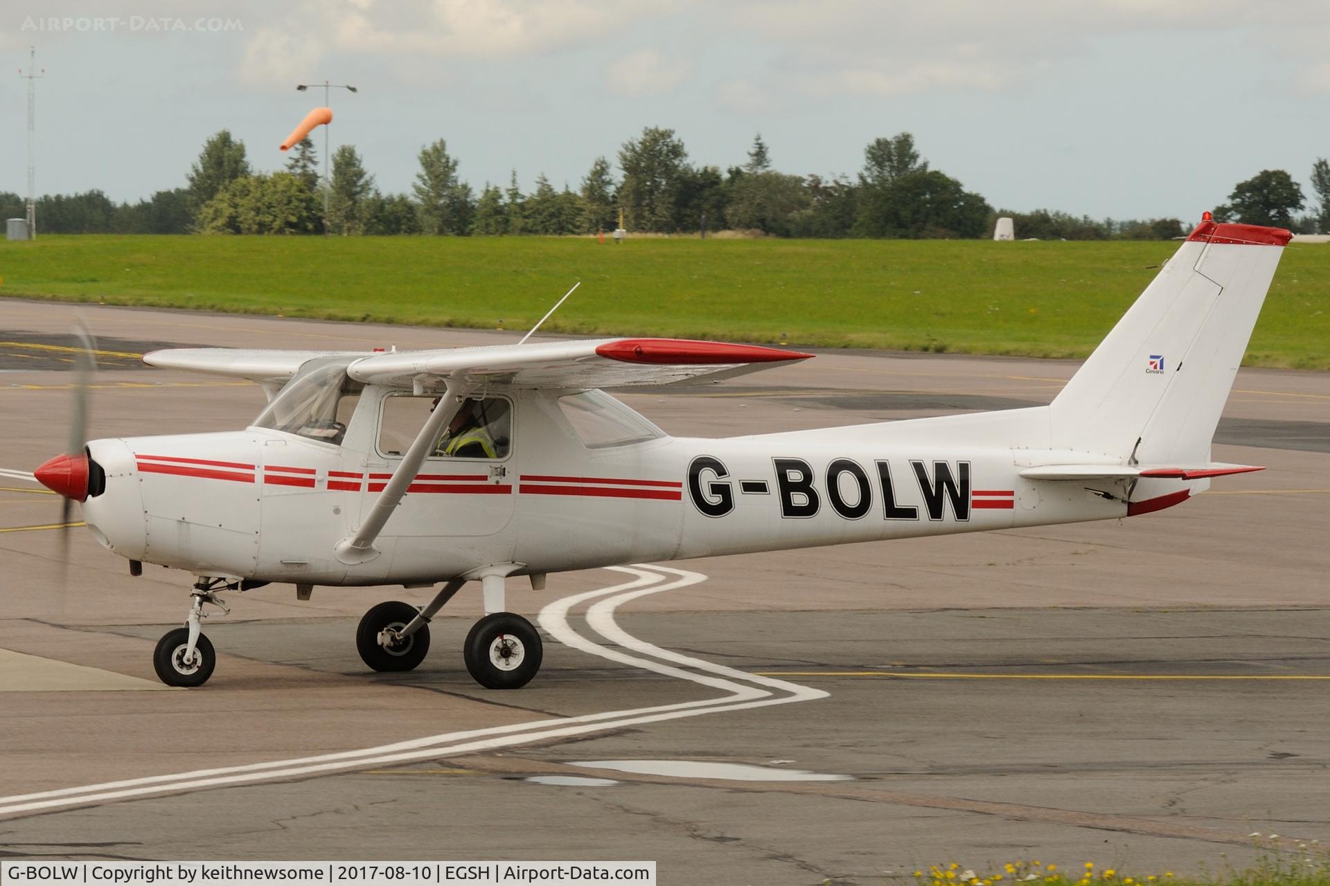 G-BOLW, 1977 Cessna 152 C/N 15280589, Return Visitor.