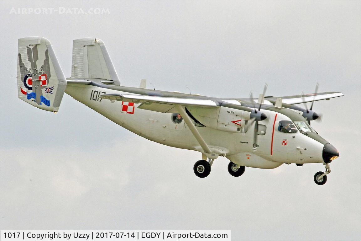 1017, PZL-Mielec M-28B1R Bryza 1R C/N AJG001-03, Arrivals day 2017 show