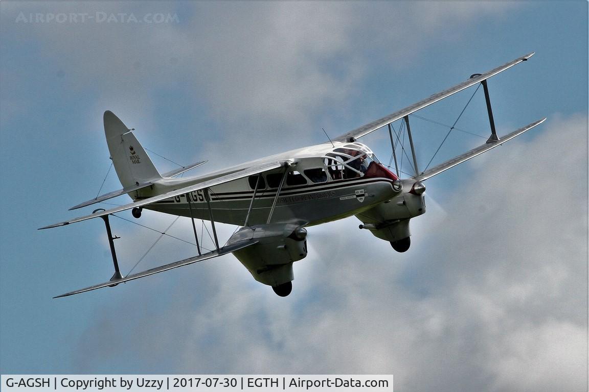G-AGSH, 1945 De Havilland DH-89A Dominie/Dragon Rapide C/N 6884, G-AGSH at Old Warden
