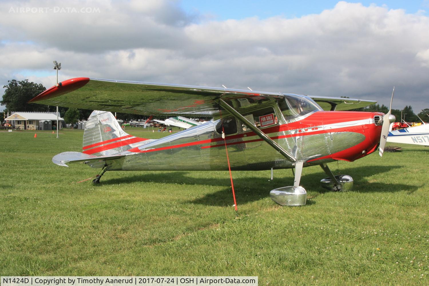 N1424D, 1951 Cessna 170A C/N 20136, 1951 Cessna 170A, c/n: 20136