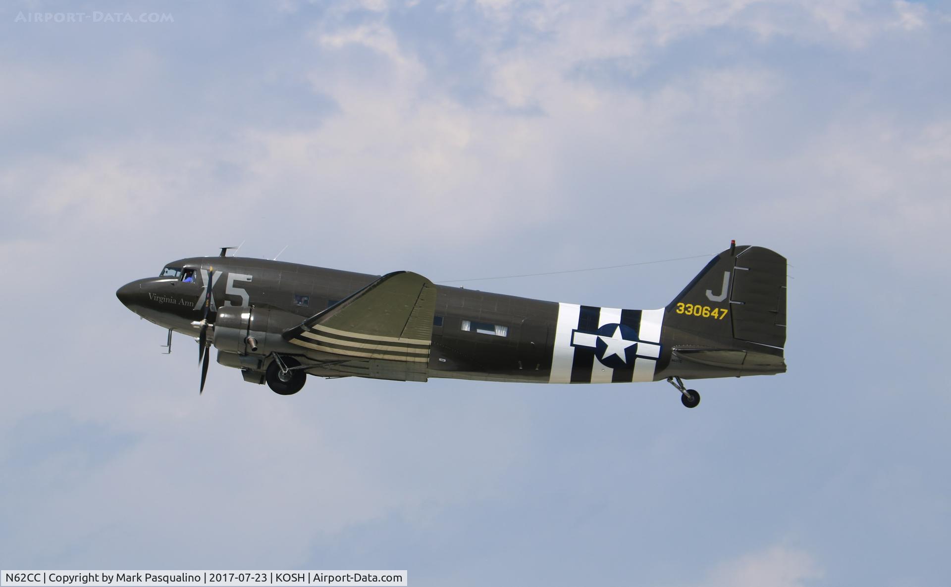 N62CC, 1943 Douglas DC-3C (C-47A-DL) C/N 13798, Douglas DC-3C
