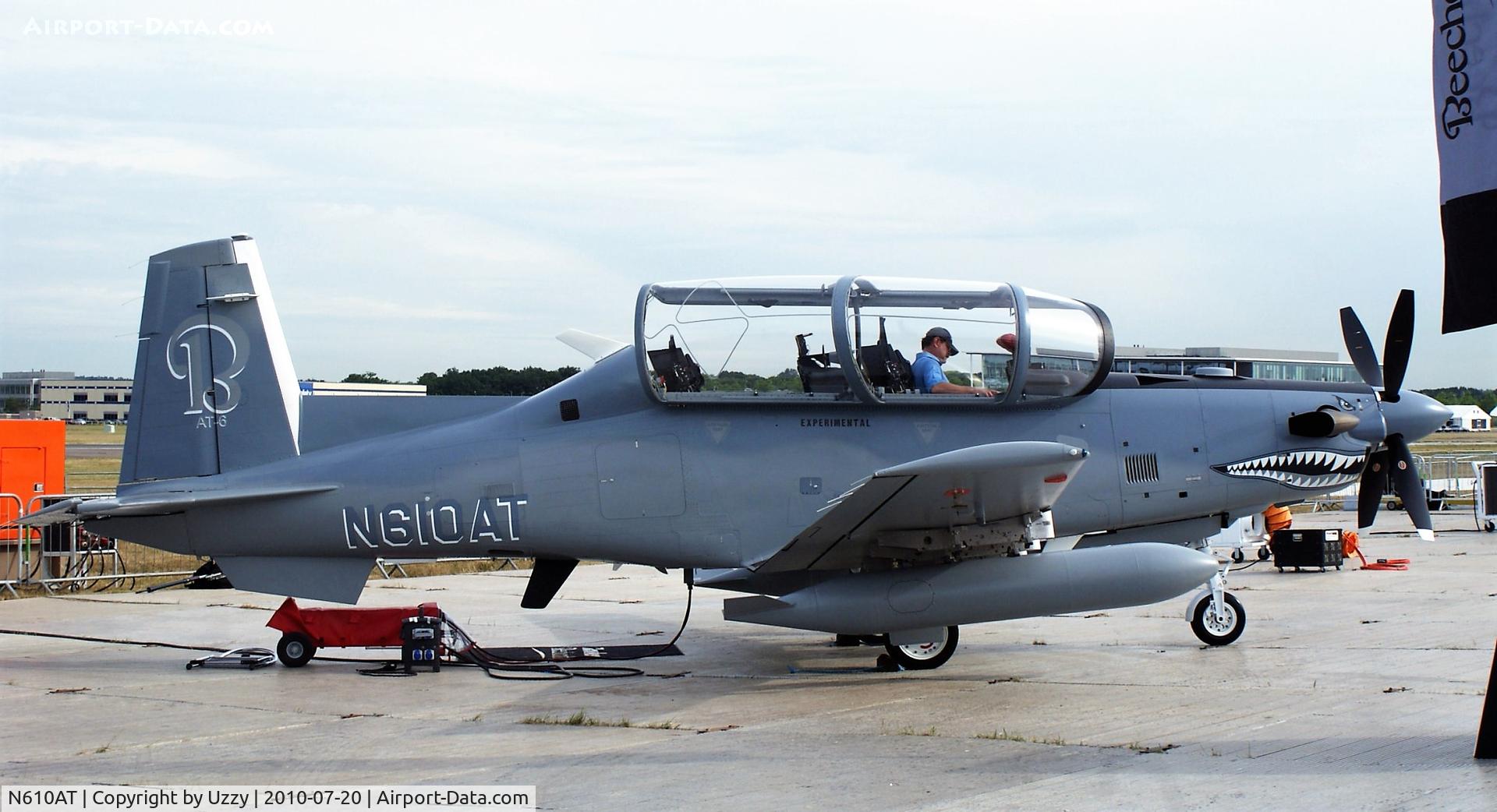 N610AT, 2009 Beechcraft AT-6 Wolverine C/N AT-1, SBAC