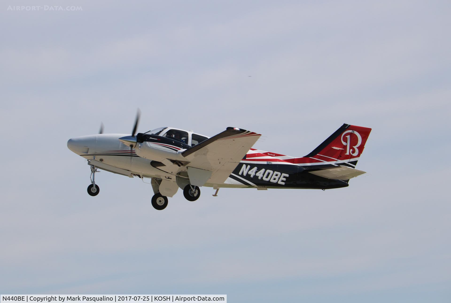 N440BE, 2015 Beechcraft G58 Baron C/N TH-2440, Beech G58