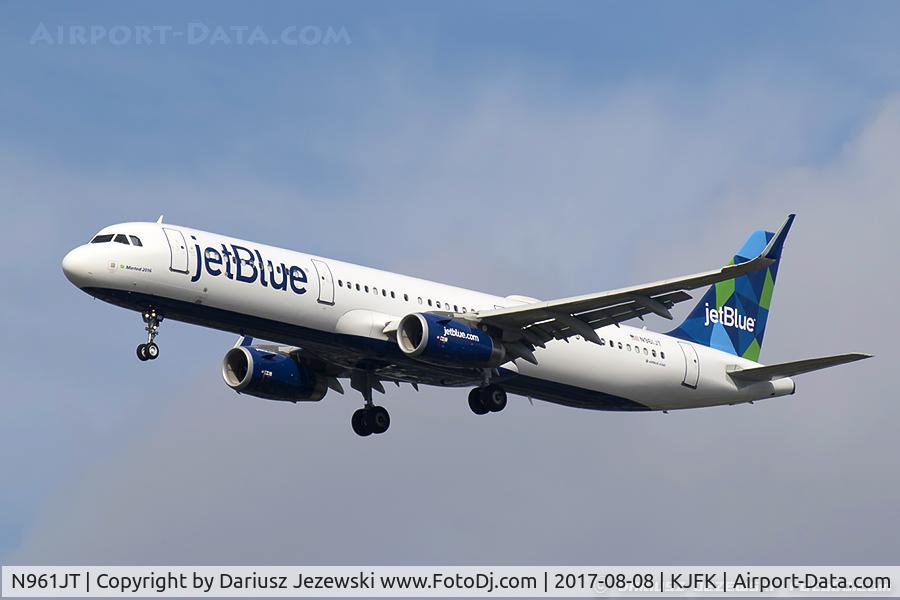 N961JT, 2016 Airbus A321-231 C/N 6930, Airbus A321-231 