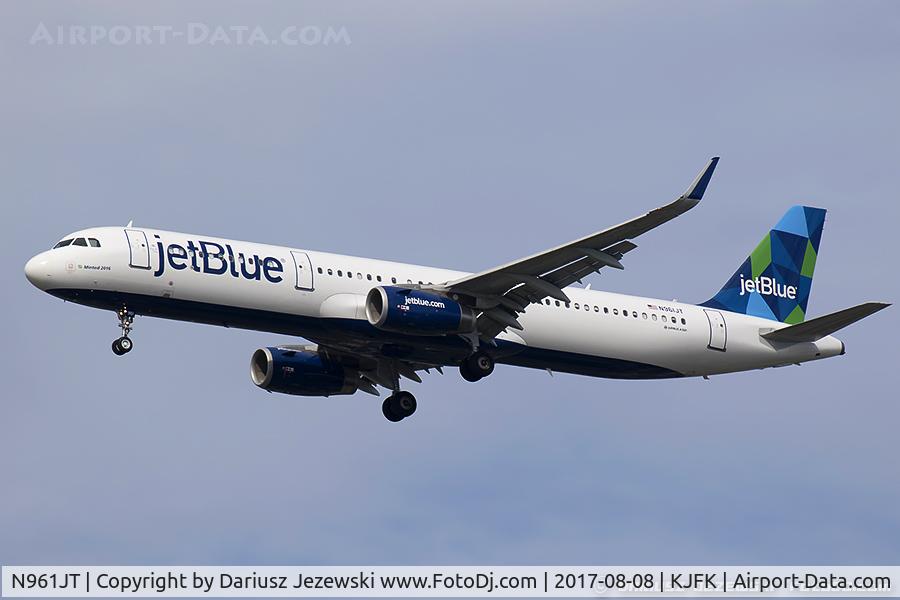 N961JT, 2016 Airbus A321-231 C/N 6930, Airbus A321-231 