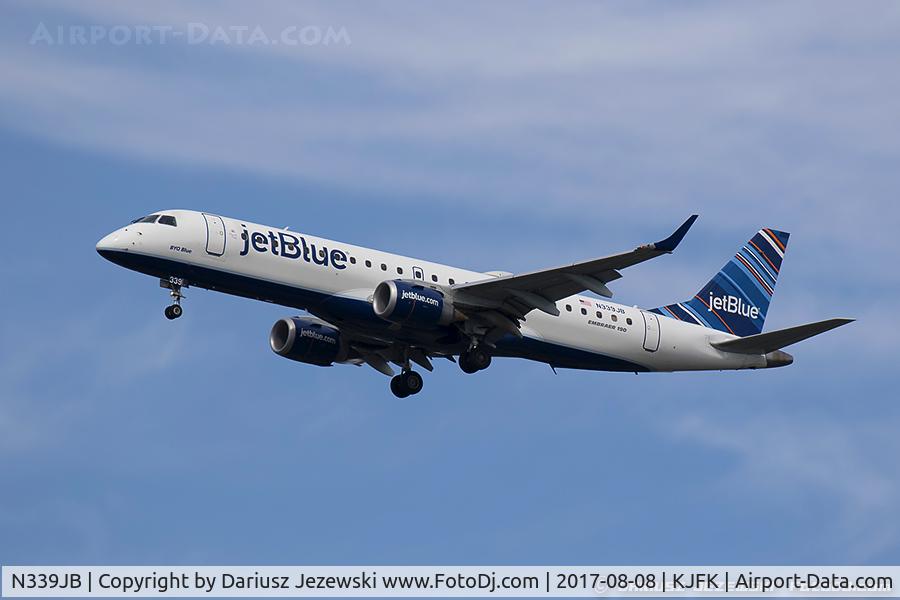 N339JB, 2011 Embraer ERJ-190-100 IGW 190AR C/N 19000490, Embraer 190AR (ERJ-190-100IGW) 