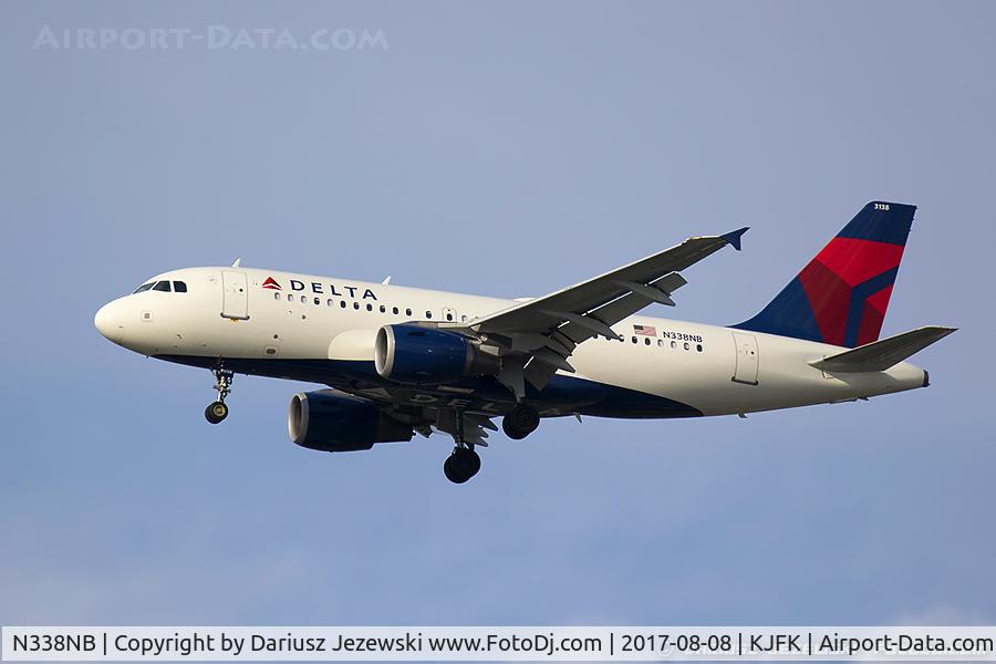 N338NB, 2002 Airbus A319-114 C/N 1693, Airbus A319-114 - Delta Air Lines  C/N 1693, N338NB