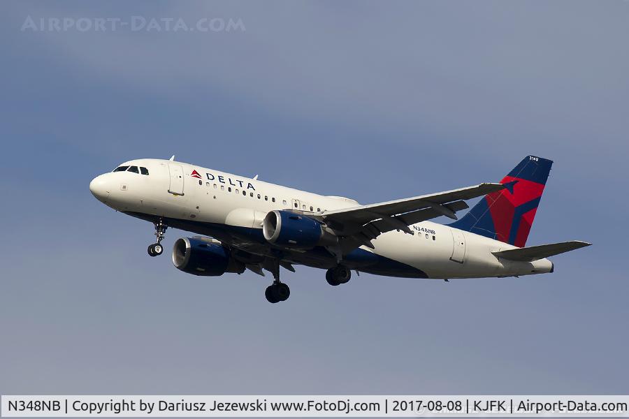 N348NB, 2002 Airbus A319-114 C/N 1810, Airbus A319-114 - Delta Air Lines  C/N 1810, N348NB