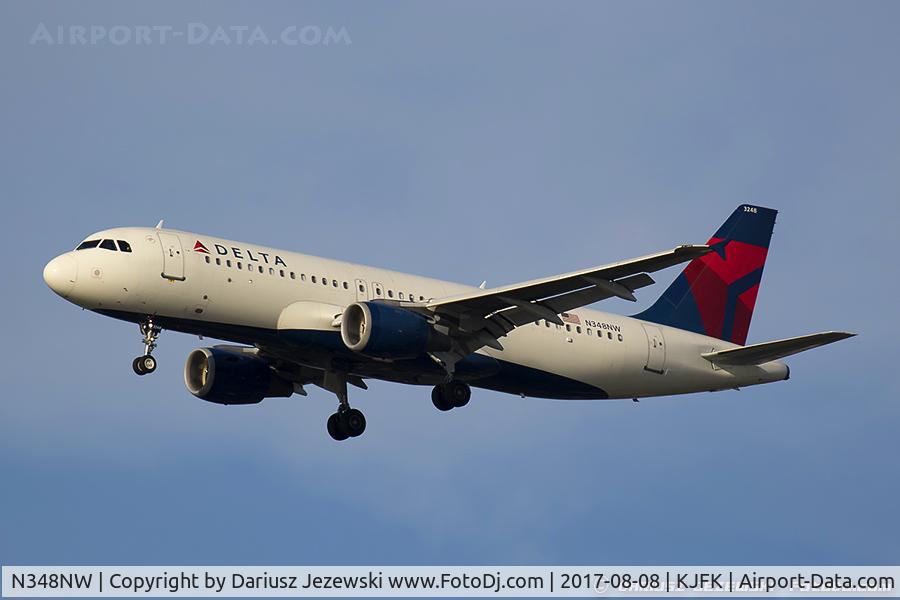 N348NW, 1993 Airbus A320-212 C/N 410, Airbus A320-212 - Delta Air Lines  C/N 410, N348NW
