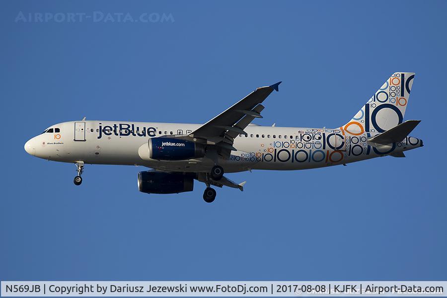 N569JB, 2003 Airbus A320-232 C/N 2075, Airbus A320-232 