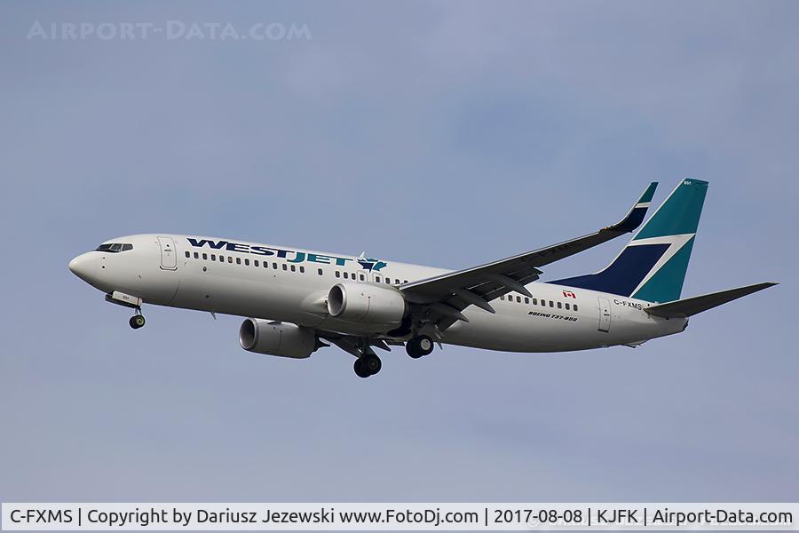 C-FXMS, 2016 Boeing 737-800 C/N 40833, Boeing 737-8CT - WestJet  C/N 40833, C-FXMS