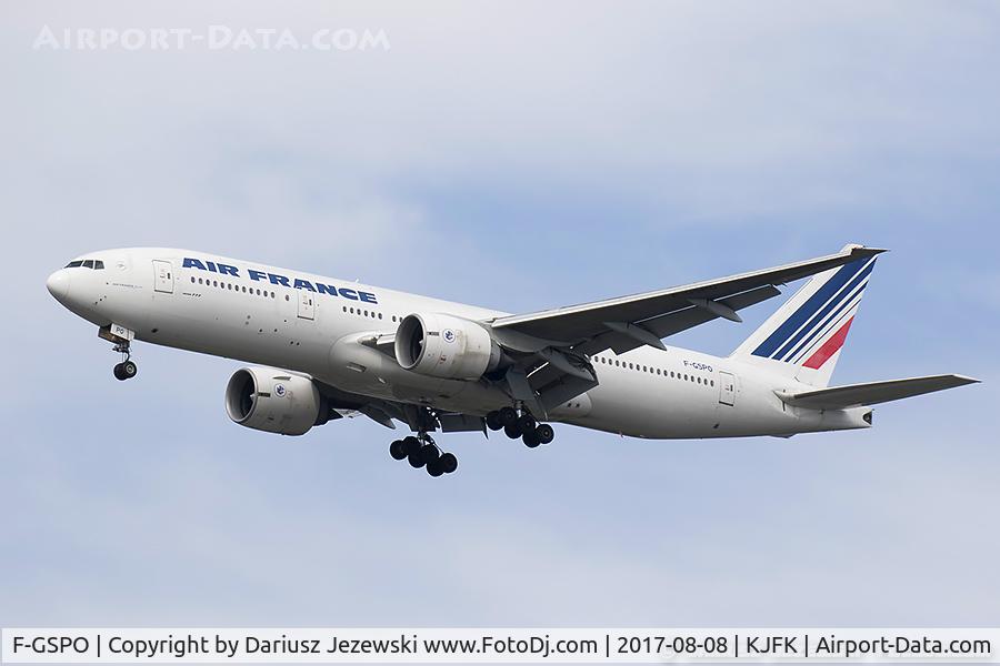 F-GSPO, 2001 Boeing 777-228/ER C/N 30614, Boeing 777-228/ER - Air France  C/N 30614, F-GSPO