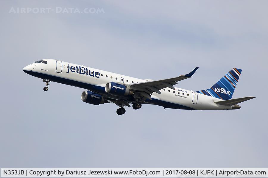 N353JB, 2012 Embraer 190AR (ERJ-190-100IGW) C/N 19000576, Embraer 190AR (ERJ-190-100IGW) 