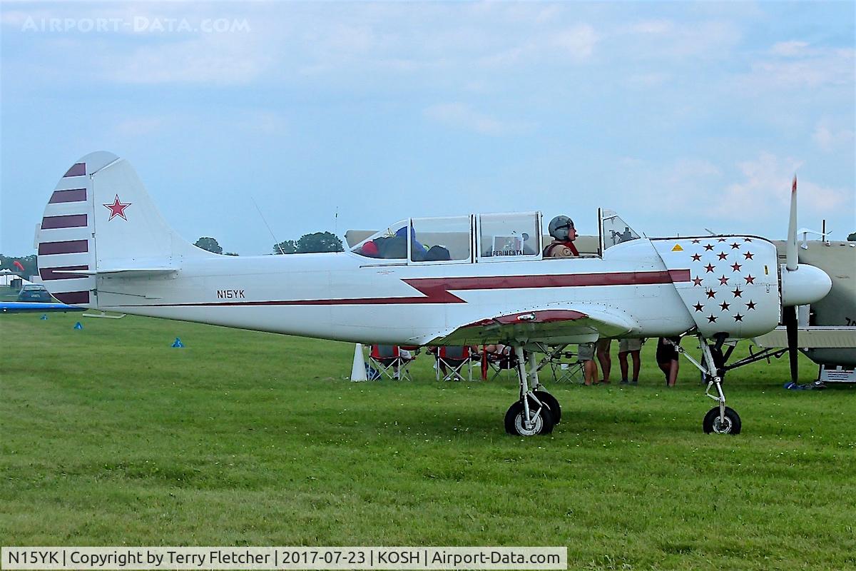 N15YK, 1993 Yakovlev Yak-52 C/N 9311702, At 2017 EAA Airventure at Oshkosh