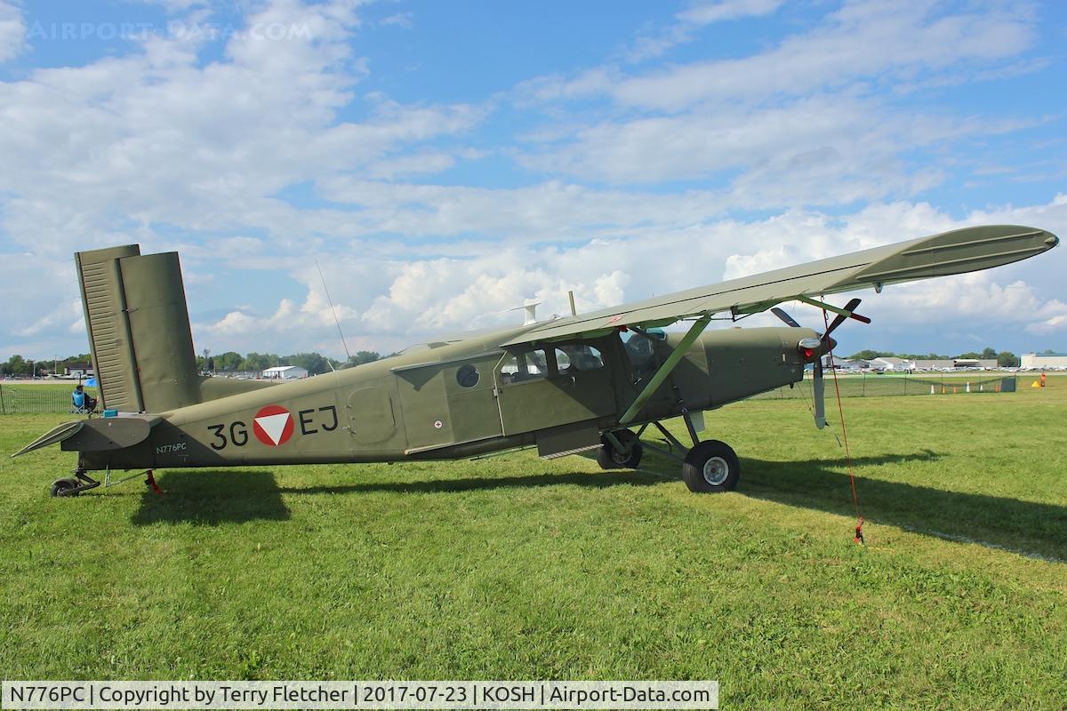 N776PC, Pilatus PC-6/B2-H2 C/N 775, At 2017 EAA Airventure at Oshkosh