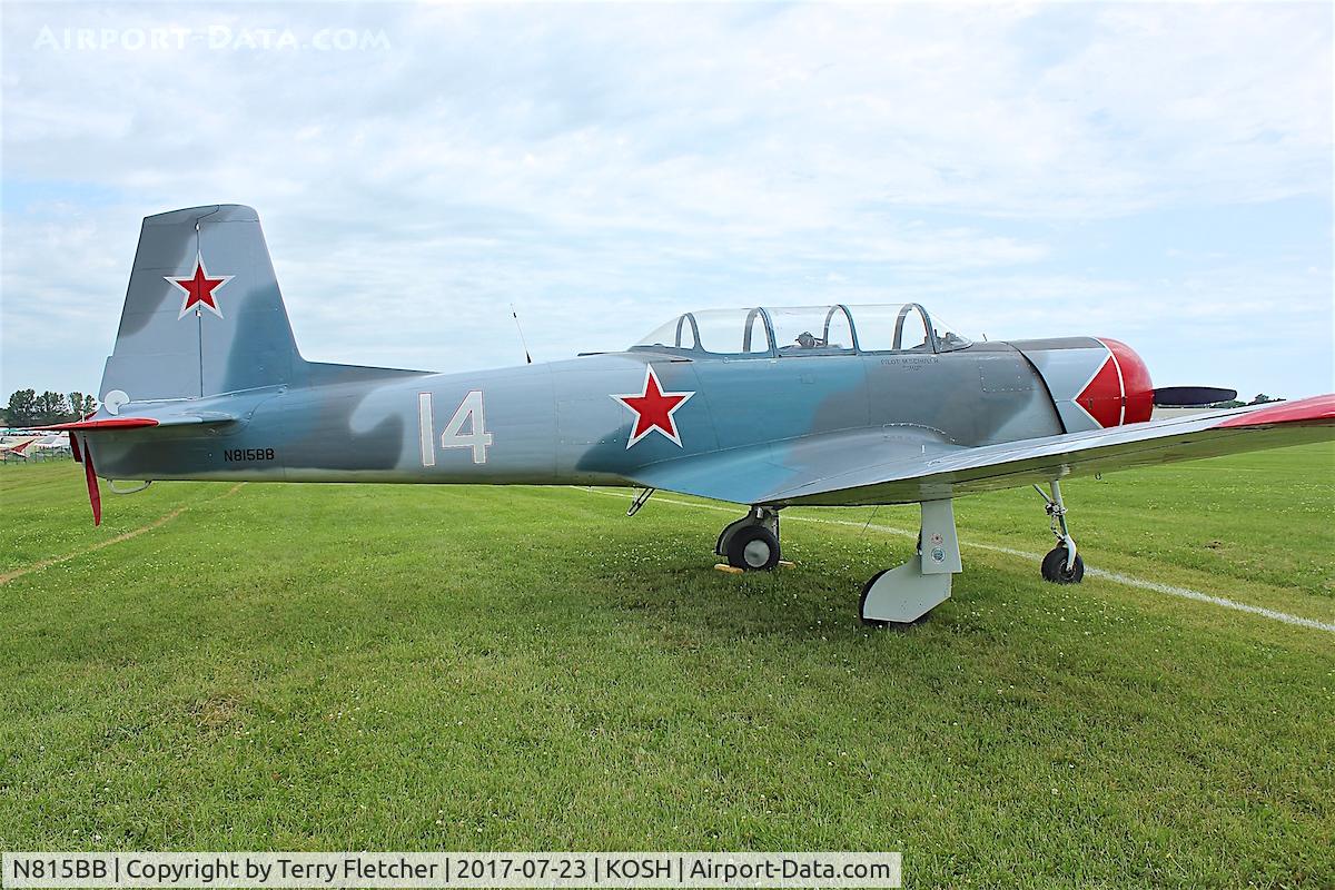N815BB, 1969 Nanchang CJ-6A C/N 2951216, At 2017 EAA Airventure at Oshkosh