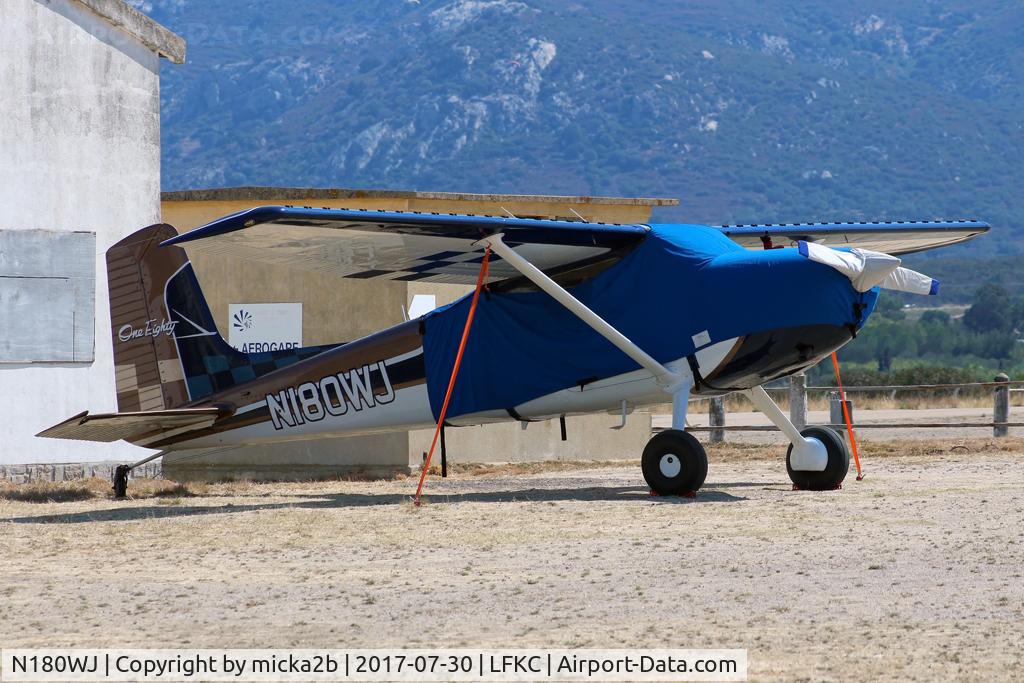 N180WJ, 1977 Cessna 180K Skywagon C/N 18052873, Parked