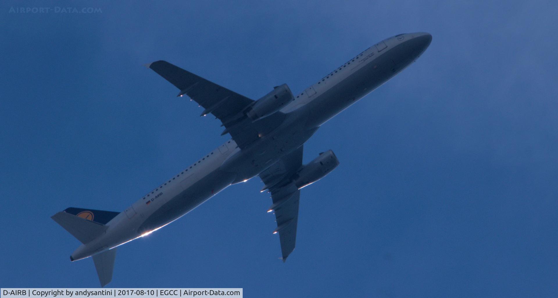 D-AIRB, 1993 Airbus A321-131 C/N 0468, on a go round from egcc uk