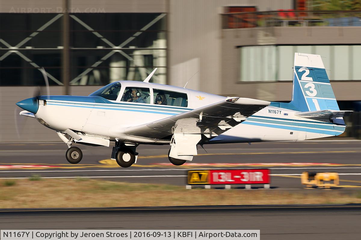 N1167Y, 1982 Mooney M20K C/N 25-0684, kbfi