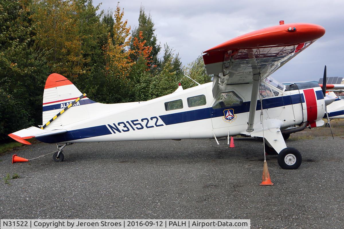 N31522, 1952 De Havilland Canada U-6A Beaver C/N 535, palh