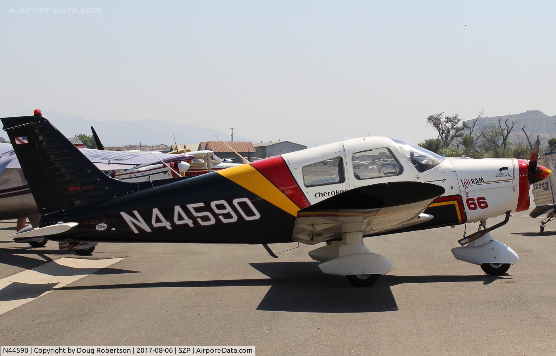 N44590, 1974 Piper PA-28-140 Cherokee Cruiser C/N 28-7425429, 1974 Piper PA-28-140 FLITE LINER, Ram 160 Hp upgrade, Powerflow exhaust mod by STC