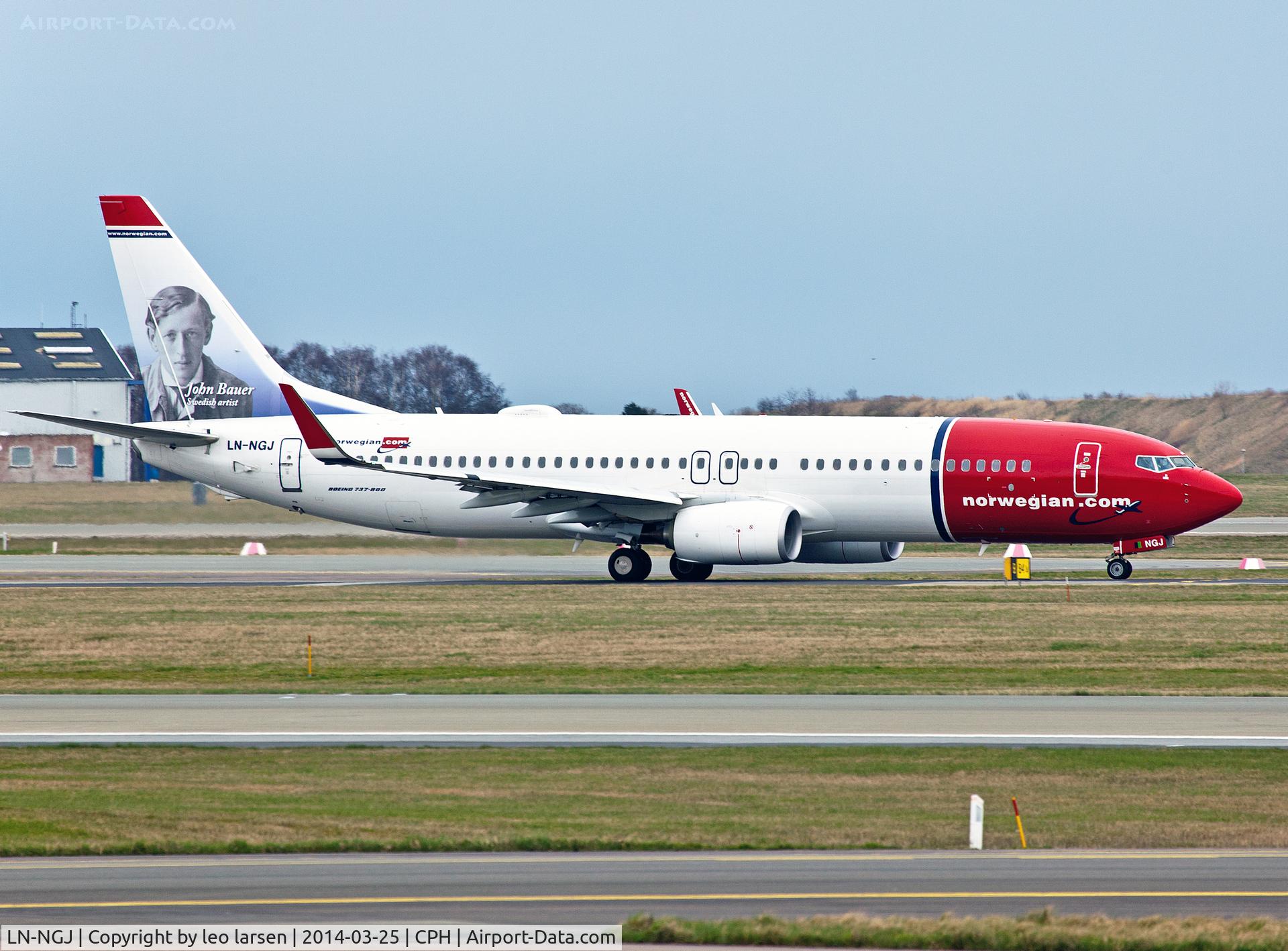 LN-NGJ, 2013 Boeing 737-8JP C/N 39021, Copenhagen 25.3.2014