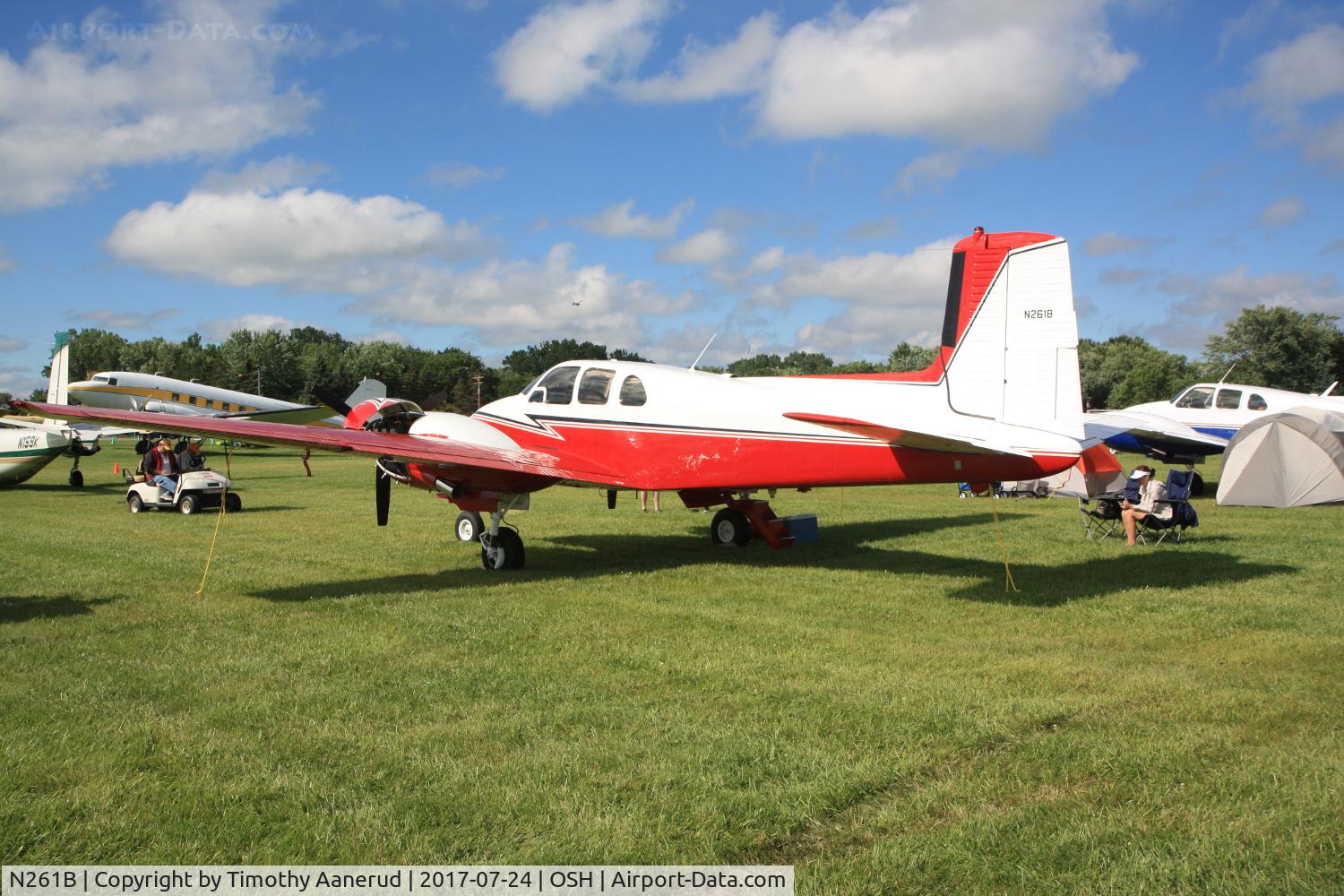 N261B, 1957 Beech D50 Twin Bonanza C/N DH-134, 1957 Beech D-50, c/n: DH-134