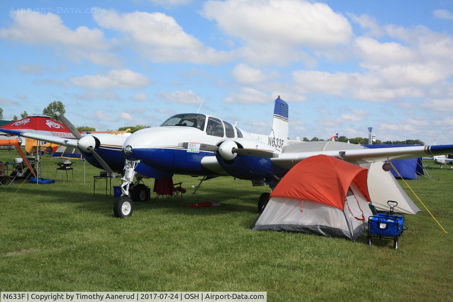 N633F, 1954 Beech B50 C/N CH-70, 1954 Beech B50, c/n: CH-70