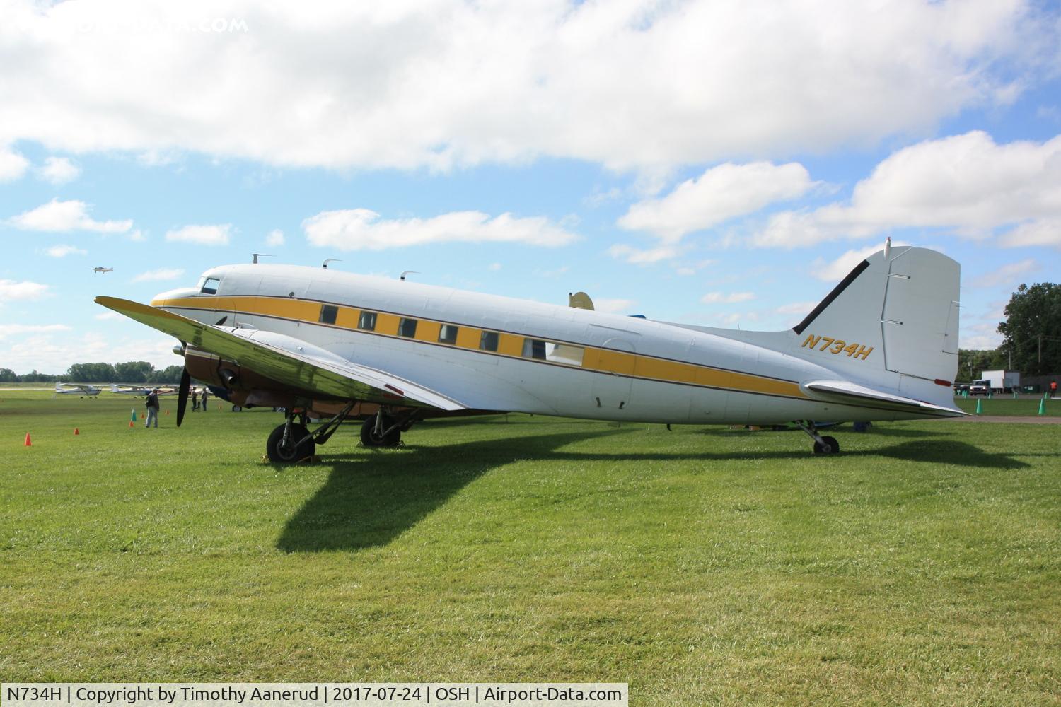 N734H, 1942 Douglas DC-3 (C-47-DL) C/N 4727, 1941 Douglas DC-3 (C-47-DL), c/n: 4727