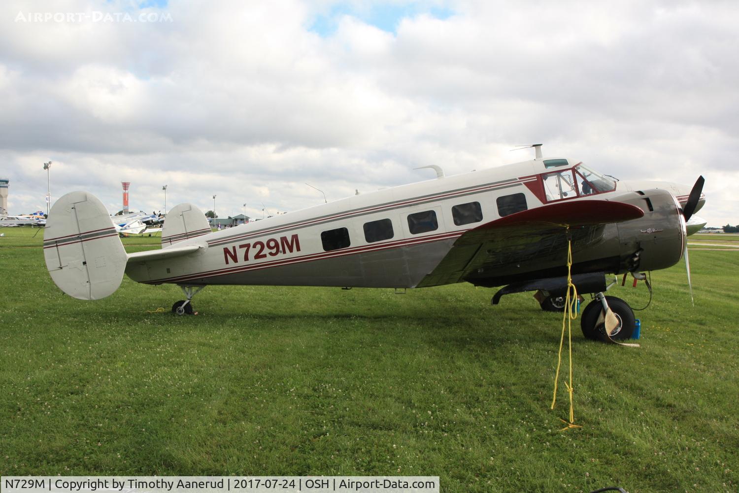 N729M, 1960 Beech G18S C/N BA-517, 1960 Beech G18S, c/n: BA-517