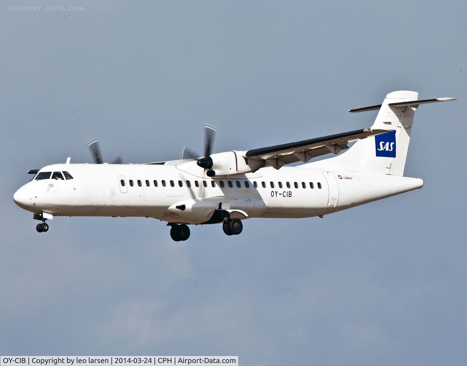 OY-CIB, 1994 ATR 72-202 C/N 437, Copenhagen 24.3.2014