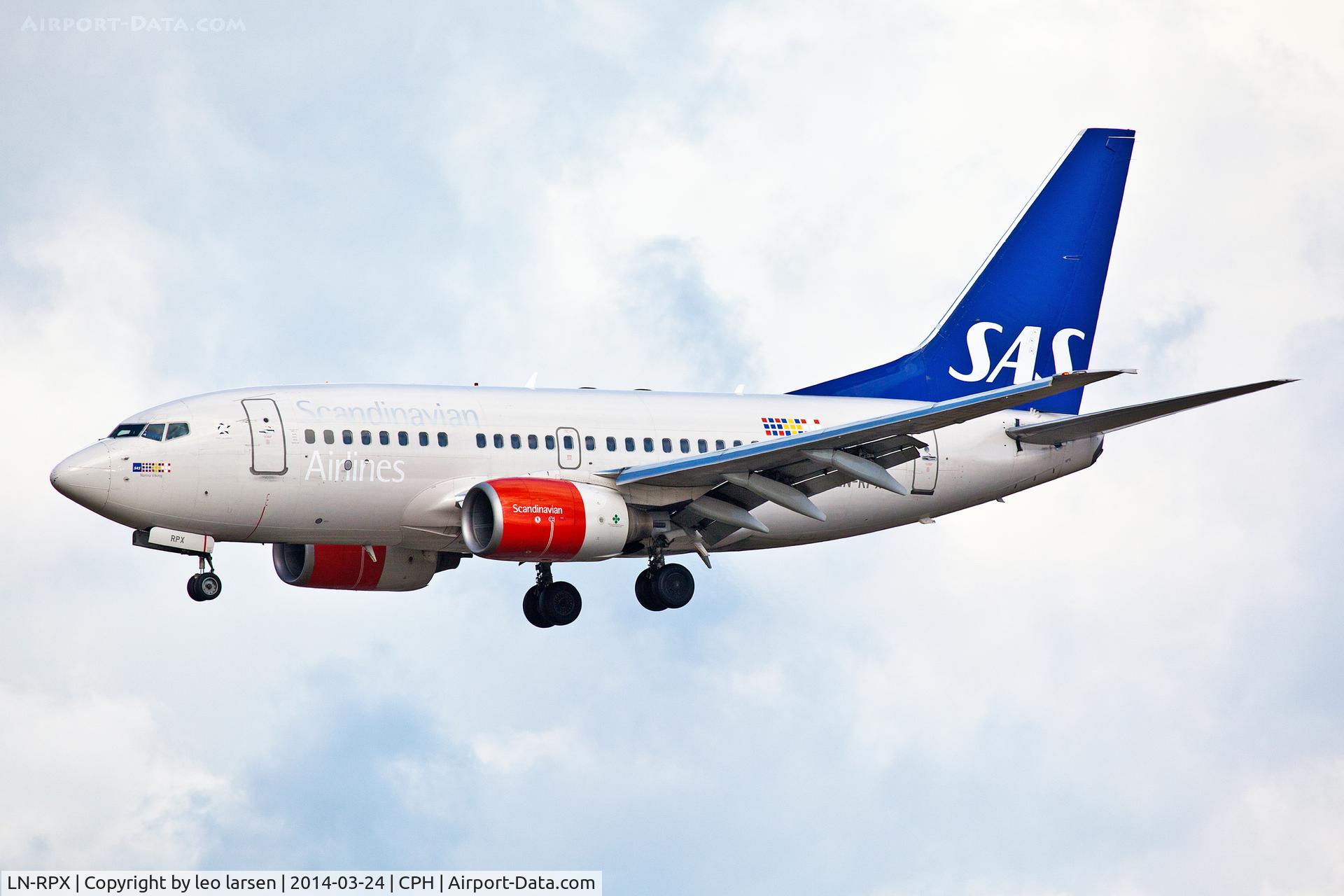 LN-RPX, 1998 Boeing 737-683 C/N 28291, Copenhagen 24.3.2014